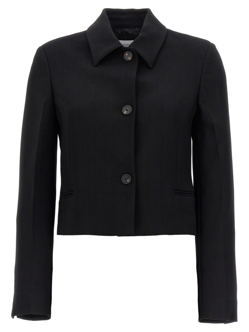 Single breasted short jacket FERRAGAMO Black