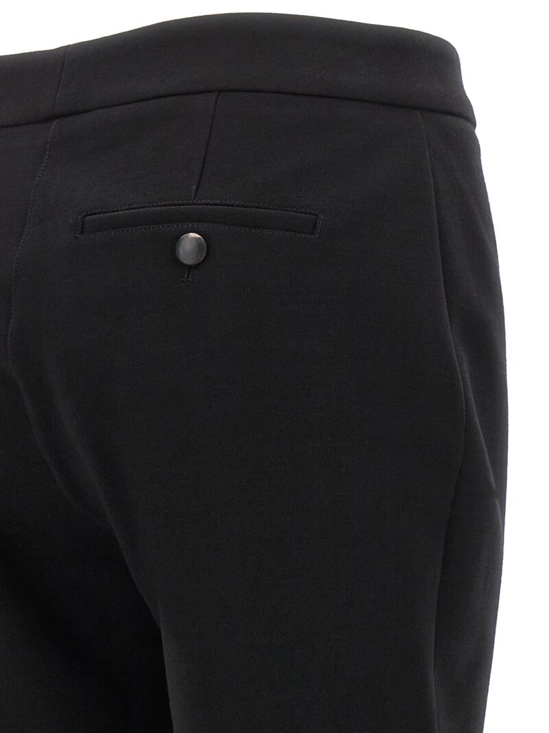 Stretch pants 69% w 23% po 8% ea FERRAGAMO Black