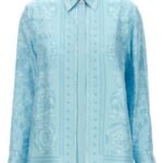 'Barocco' shirt VERSACE Light Blue