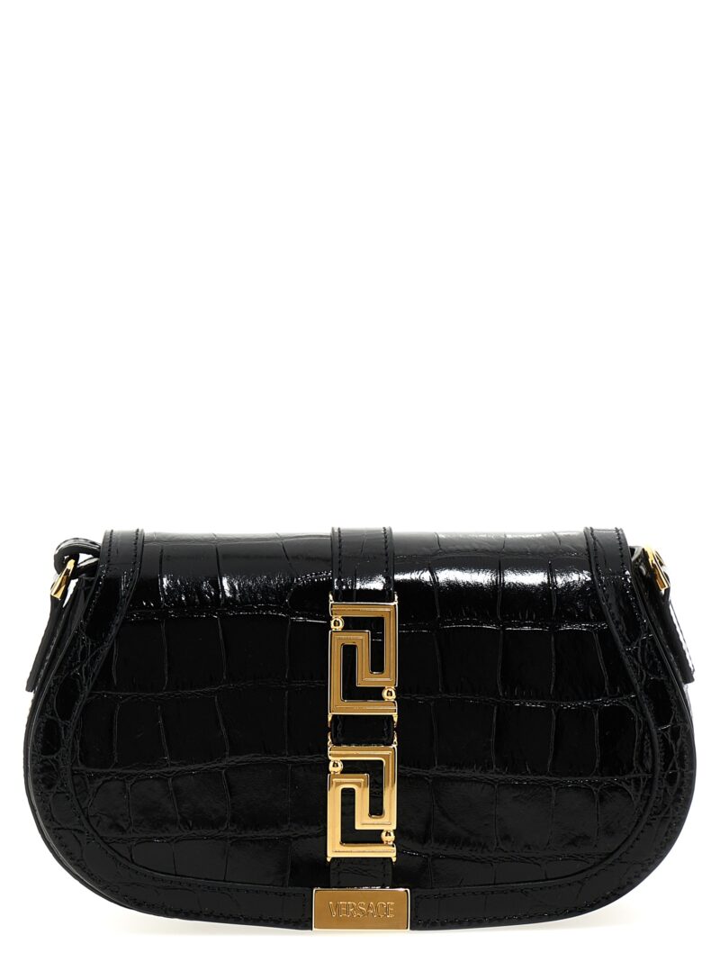 'Greca Goddess' shoulder bag VERSACE Black
