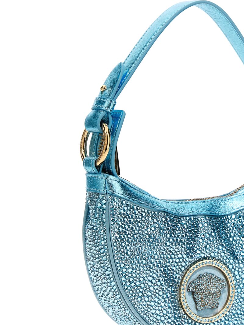 La Vacanza 'Repeat' mini capsule shoulder bag Woman VERSACE Light Blue