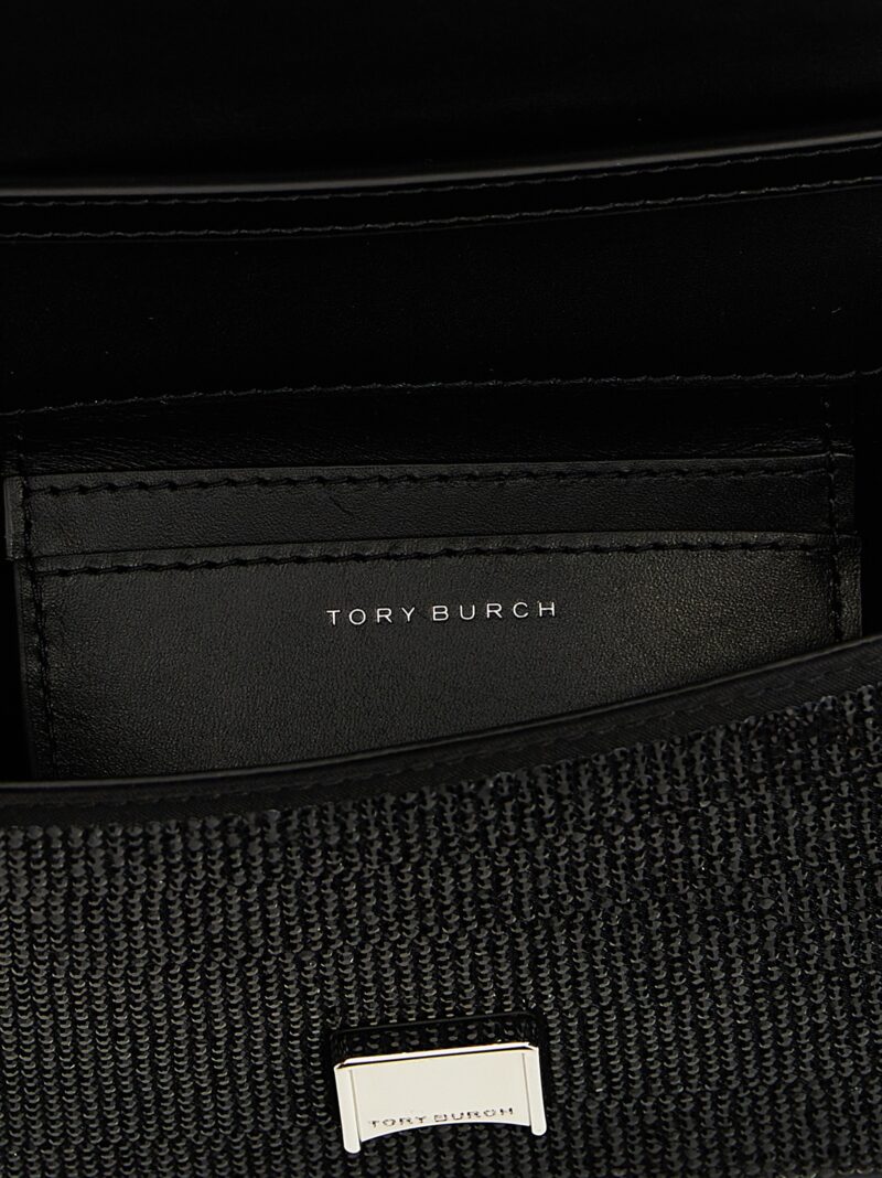 'Bon Bon' mini handbag 100% nylon TORY BURCH Black