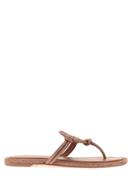 'Miller Knotted Pave' sandals TORY BURCH Pink