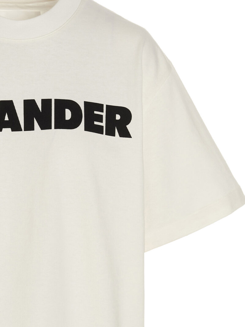 Logo print T-shirt Woman JIL SANDER White/Black