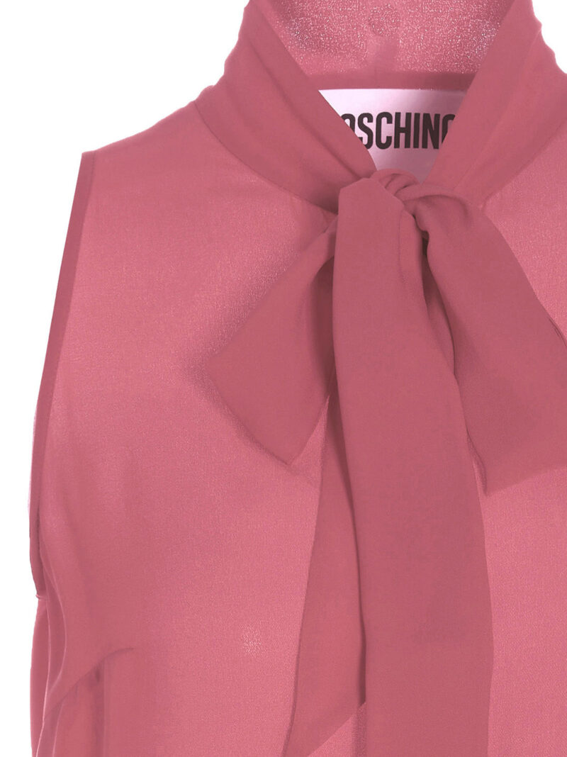 Pussy bow blouse Woman MOSCHINO Fuchsia