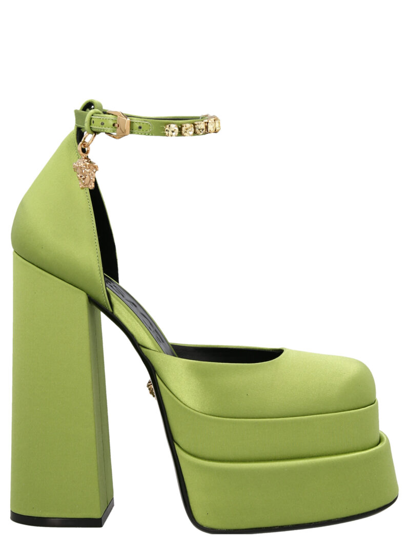 'Medusa Aevitas' pumps VERSACE Green