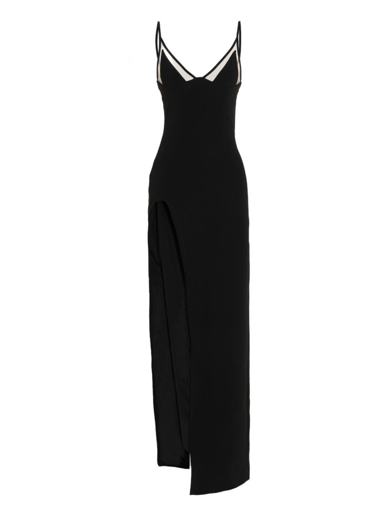 'Open Leg Cami' dress DAVID KOMA Black