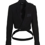 'Cropped' blazer jacket 1/OFF Multicolor