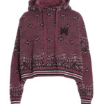 'Space Dye Bandana’ hoodie AMIRI Purple