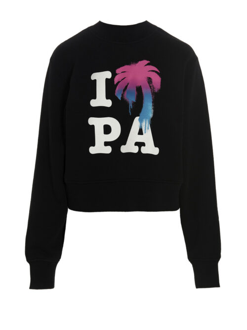 'I Love PA’ sweatshirt PALM ANGELS Black