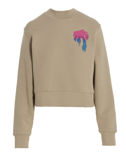 'I Love PA’ sweatshirt PALM ANGELS Beige