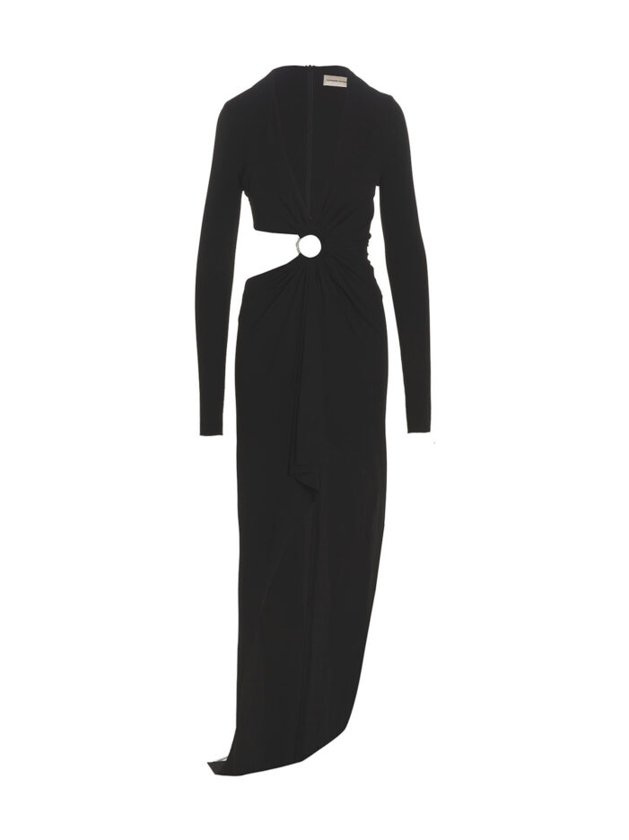 Cut-out long dress ALEXANDRE VAUTHIER Black