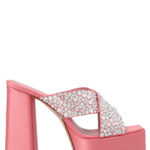 Crossed band sandals HAUS OF HONEY Pink