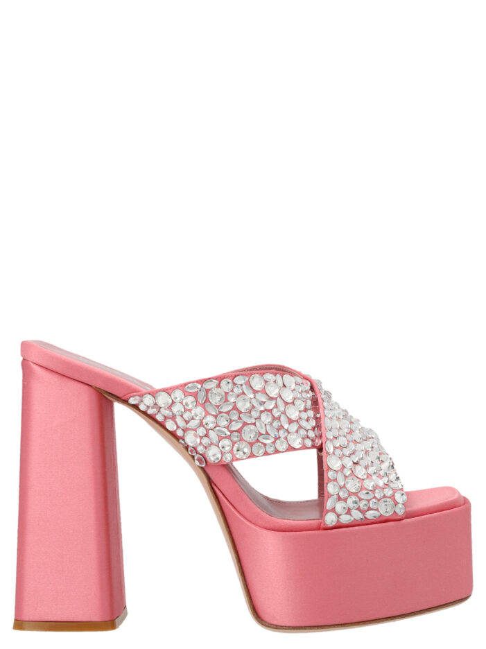 Crossed band sandals HAUS OF HONEY Pink
