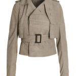 'Mini Trench’ jacket RICK OWENS Gray