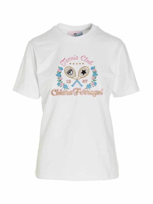 T-shirt 'Tennis Club' CHIARA FERRAGNI BRAND White