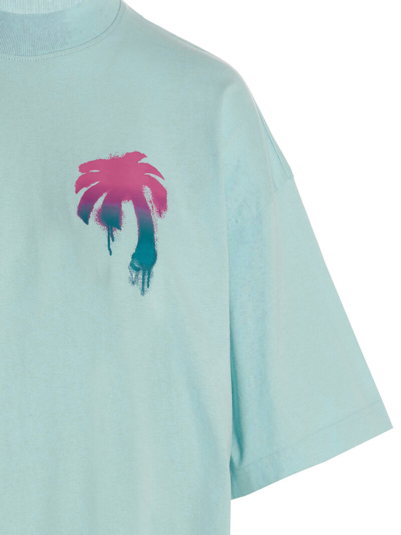 'I Love PA' t-shirt Woman PALM ANGELS Light Blue