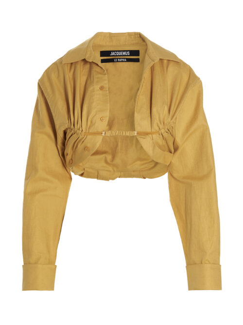 'Ma viscose' shirt JACQUEMUS Yellow