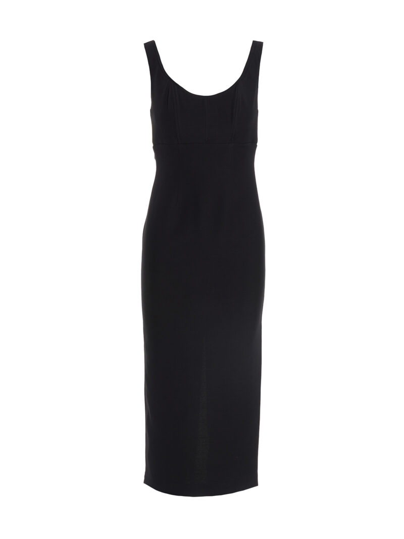 'Off The Shoulder' midi dress ROLAND MOURET Black