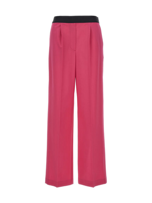 pants with front pleats MSGM Fuchsia