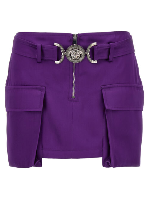 'Medusa Biggie' skirt VERSACE Purple