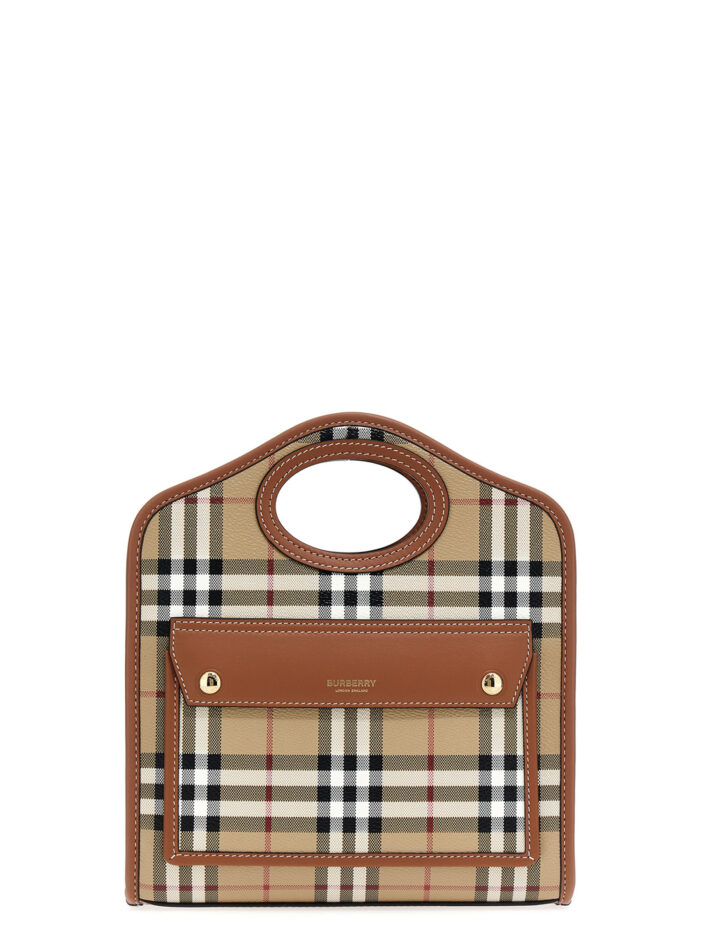 'Pocket' mini handbag BURBERRY Brown