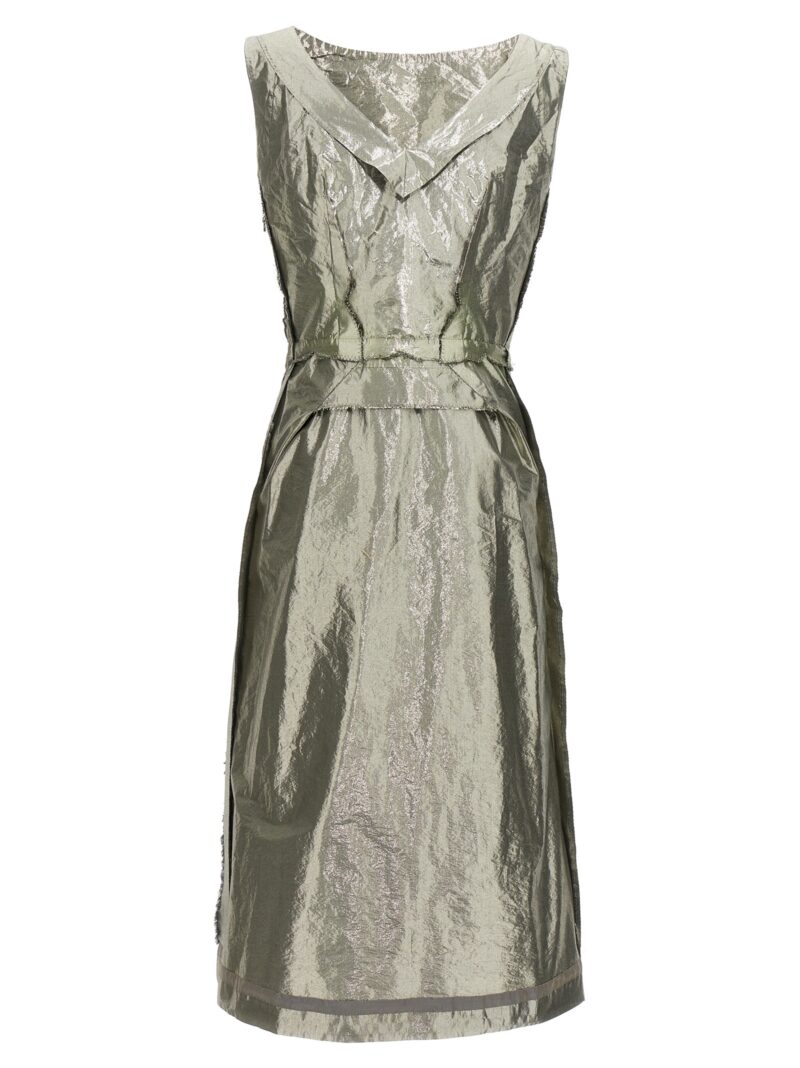 Laminated dress S51DD0007S76692905 MAISON MARGIELA Silver