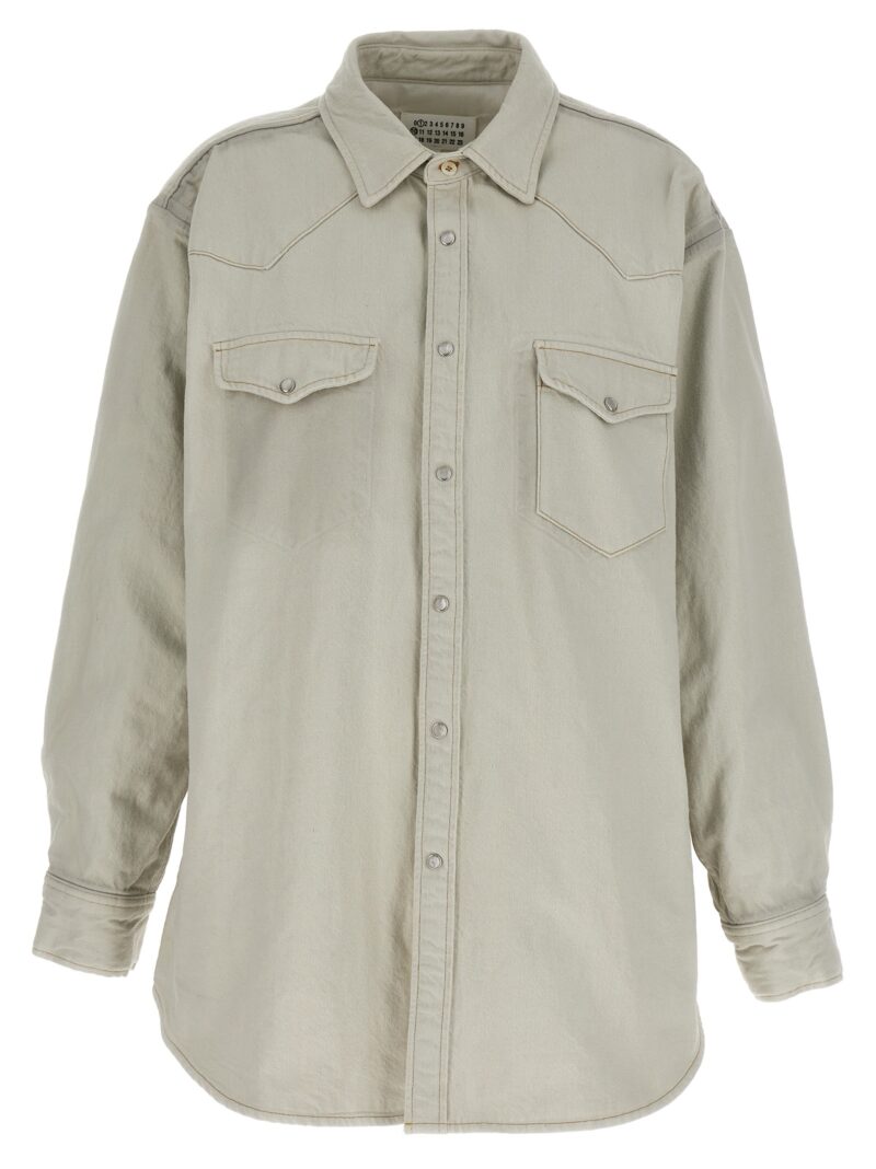 Padded overshirt MAISON MARGIELA White