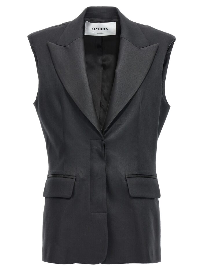 'N°4' blazer jacket OMBRA MILANO Black