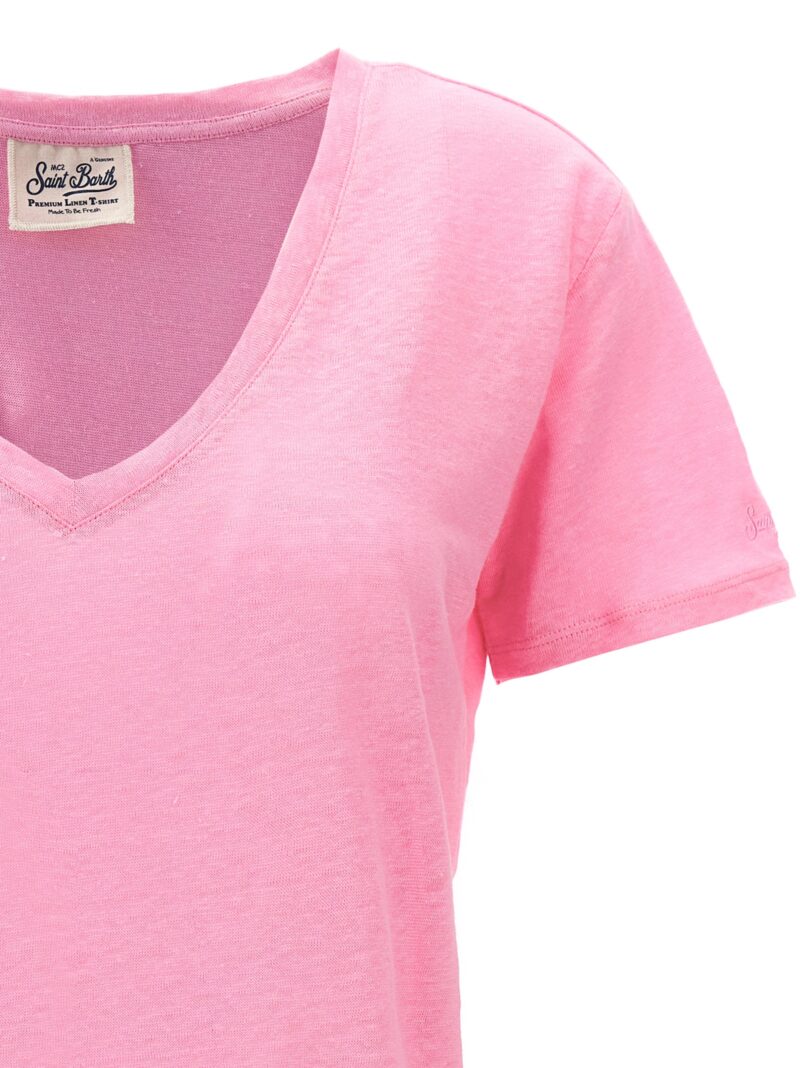 'El distinta' T-shirt Woman MC2 SAINT BARTH Pink