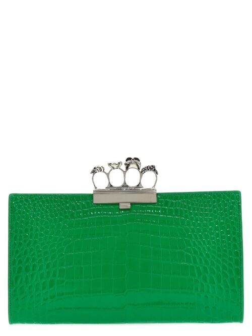 Jewelled clutch ALEXANDER MCQUEEN Green