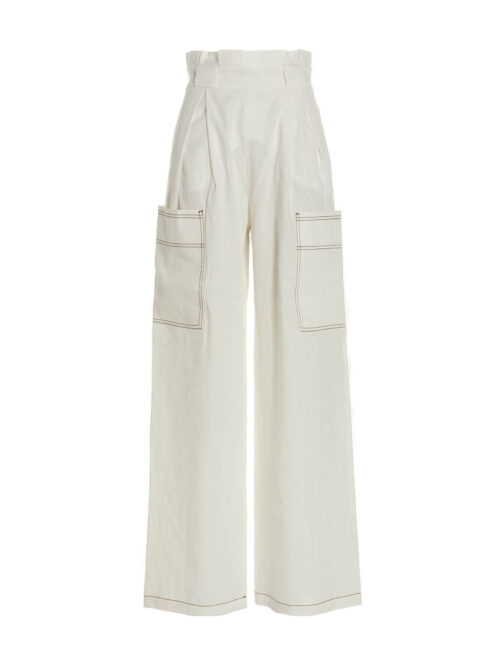 'Slogan' pants MAX MARA White