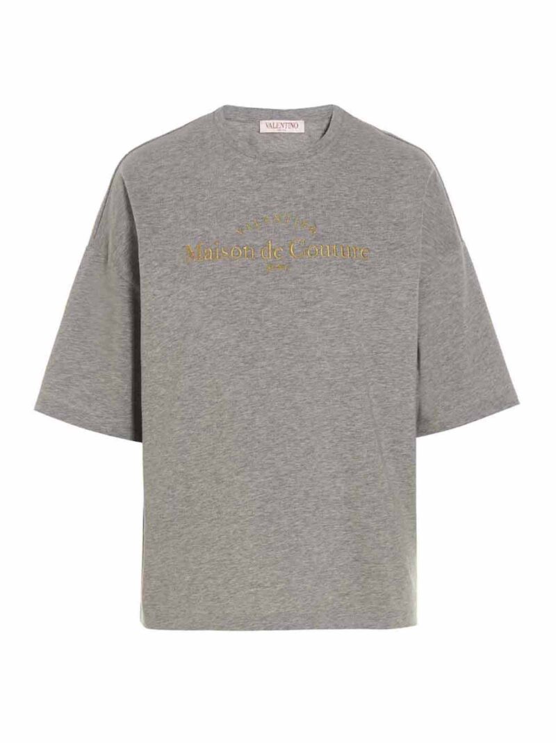 T-shirt Valentino 'Maison De Couture' VALENTINO GARAVANI Gray