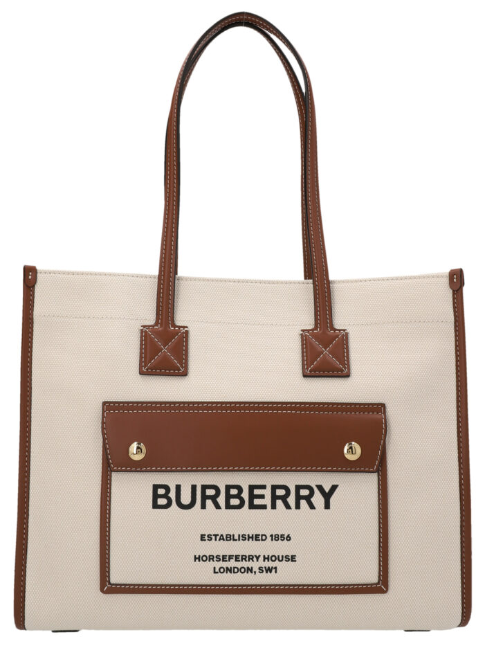 'Freya' small shopping bag BURBERRY Beige