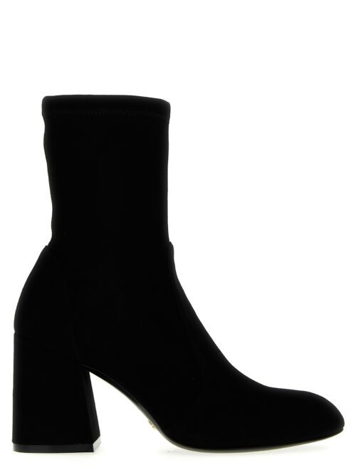 Flare block ankle boots STUART WEITZMAN Black