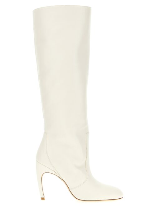 Lux curl boots STUART WEITZMAN White