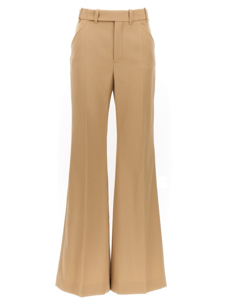 Flared pants CHLOÉ Beige