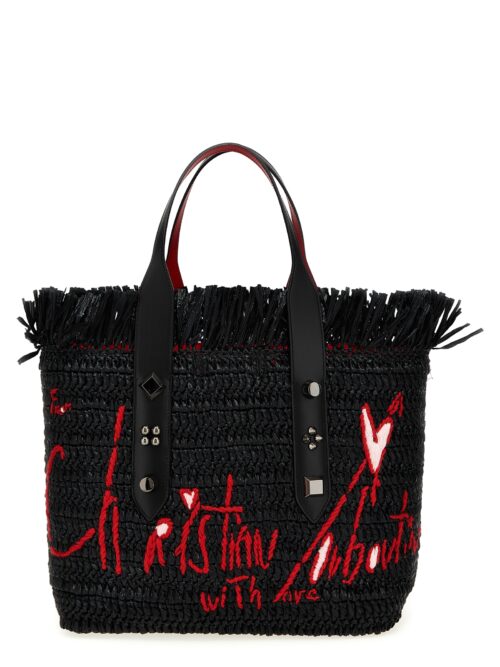 Christian Louboutin x Ross De Palma 'Frangibus medium' shopping bag CHRISTIAN LOUBOUTIN Black