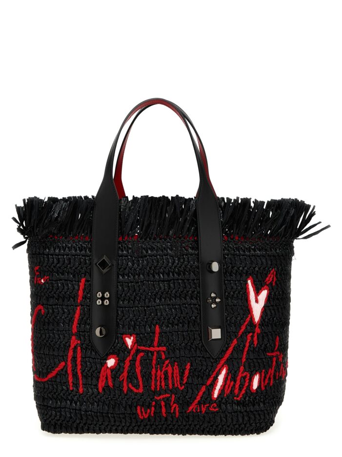 Christian Louboutin x Ross De Palma 'Frangibus medium' shopping bag CHRISTIAN LOUBOUTIN Black