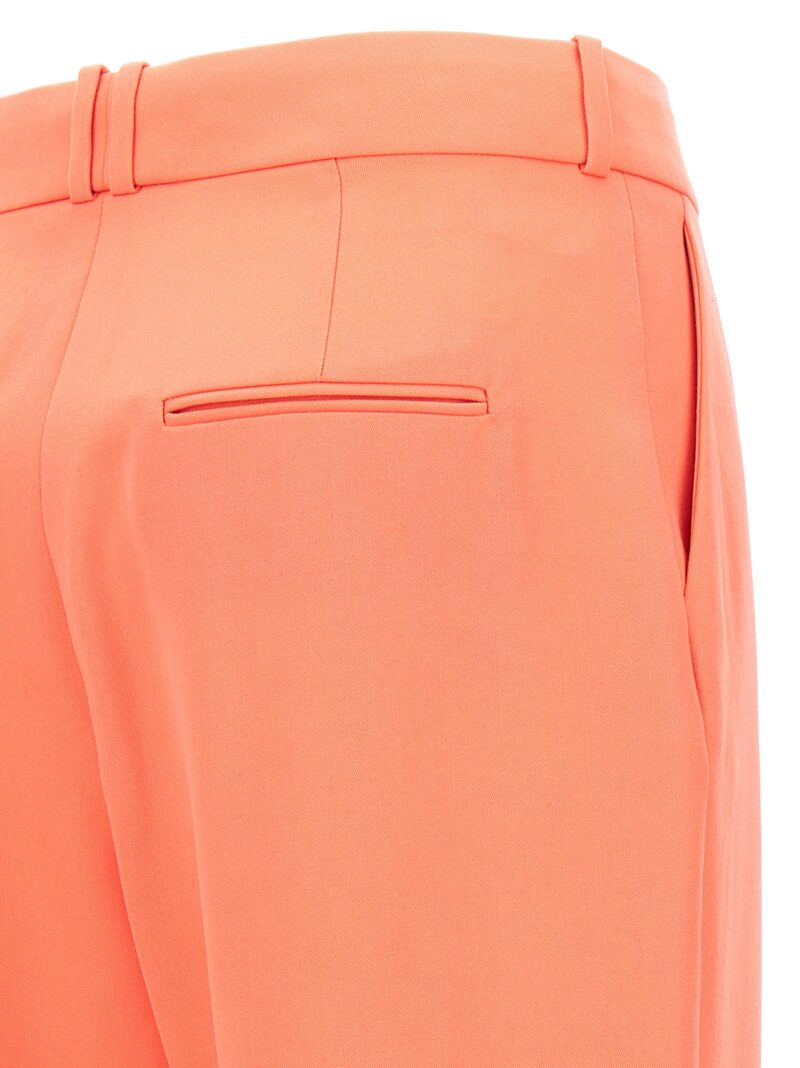 Pants with side slits 100% wool BALMAIN Pink