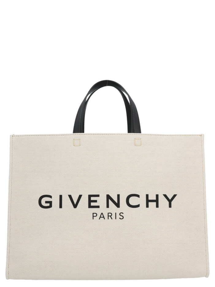 'G' midi shopping bag GIVENCHY White/Black