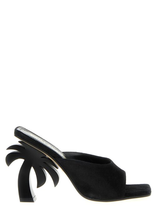 Palm Beach mules PALM ANGELS Black