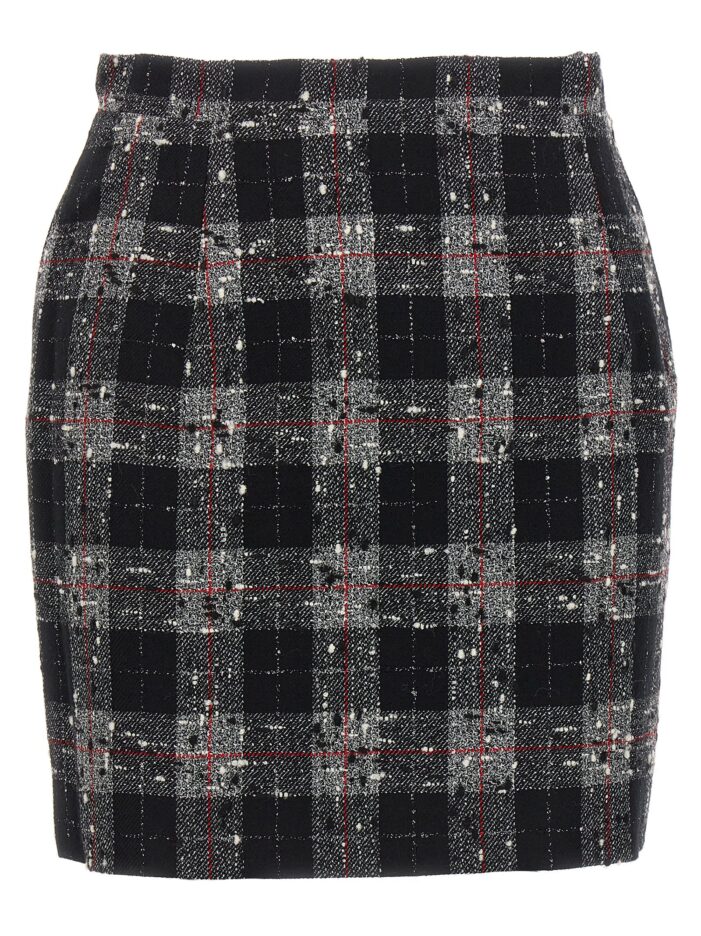 Check wool skirt ALESSANDRA RICH Multicolor
