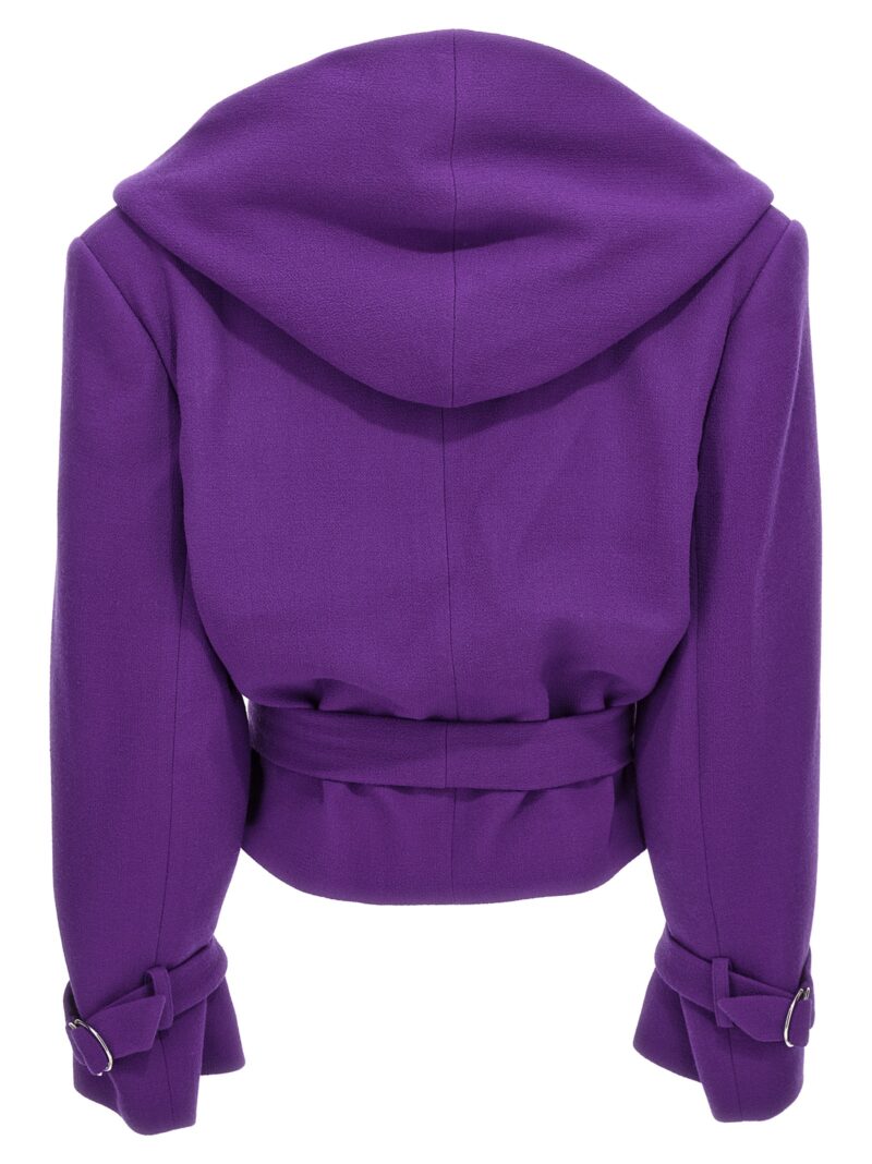 Cropped blazer 234JA1952MIDNIGHTVIOLET ALEXANDRE VAUTHIER Purple