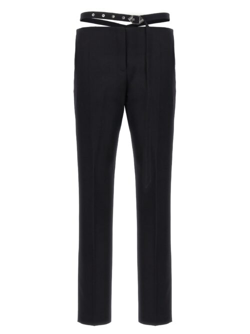 Belt detail trousers THE ATTICO Black