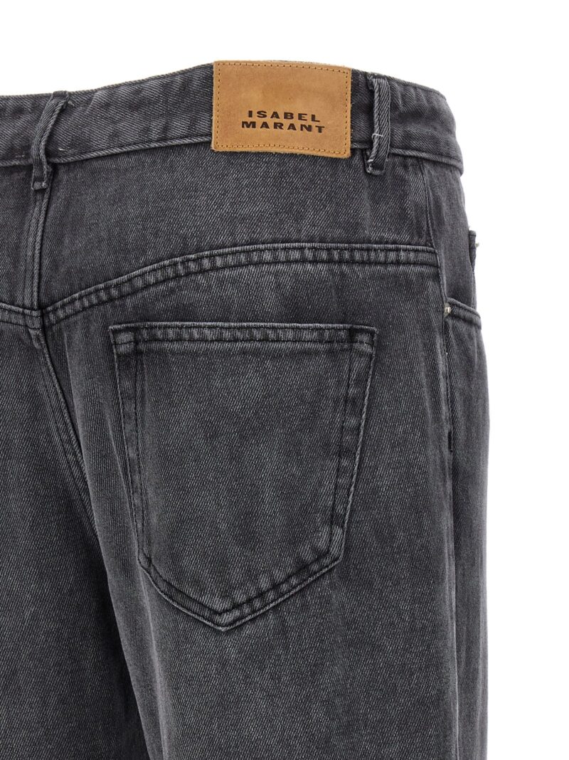 'Belvira' jeans 77% lyocell 23% cotton ISABEL MARANT Gray