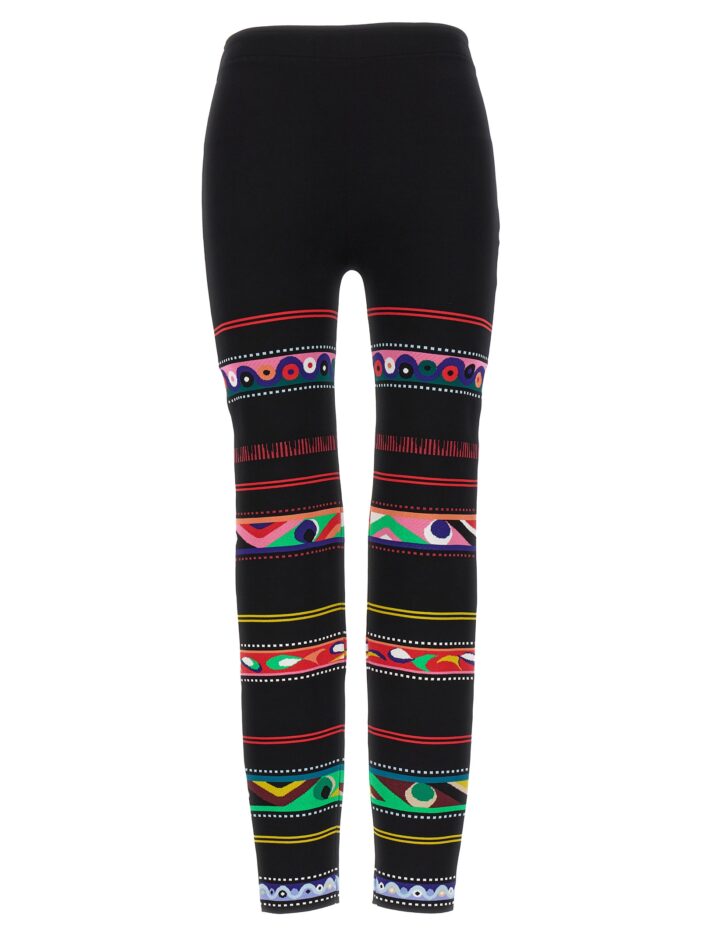 Jacquard patterned leggings EMILIO PUCCI Multicolor
