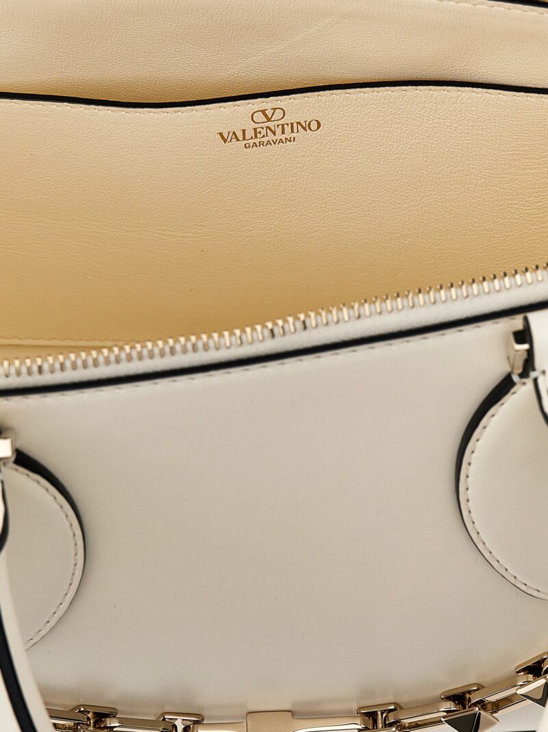 Valentino Garavani 'Rockstud' handbag 100% calfskin leather (Bos Taurus) VALENTINO GARAVANI White