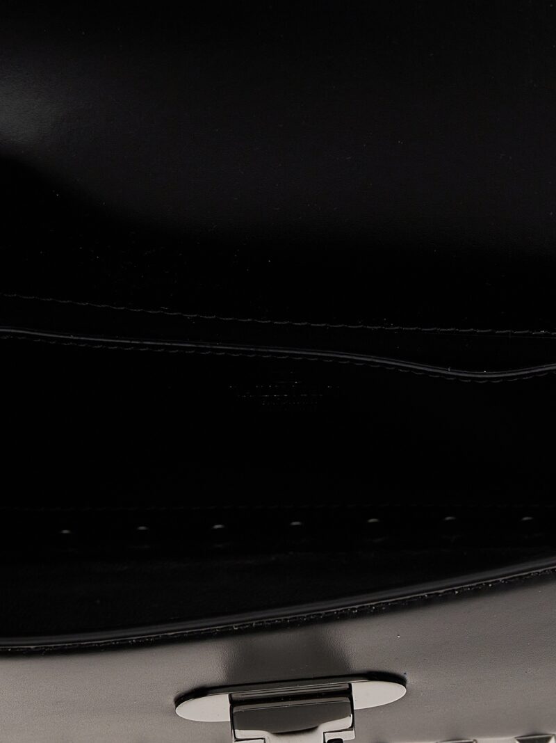 Valentino Garavani 'Rockstud23 E/W' shoulder bag 100% calf leather (Bos Taurus) VALENTINO GARAVANI Black