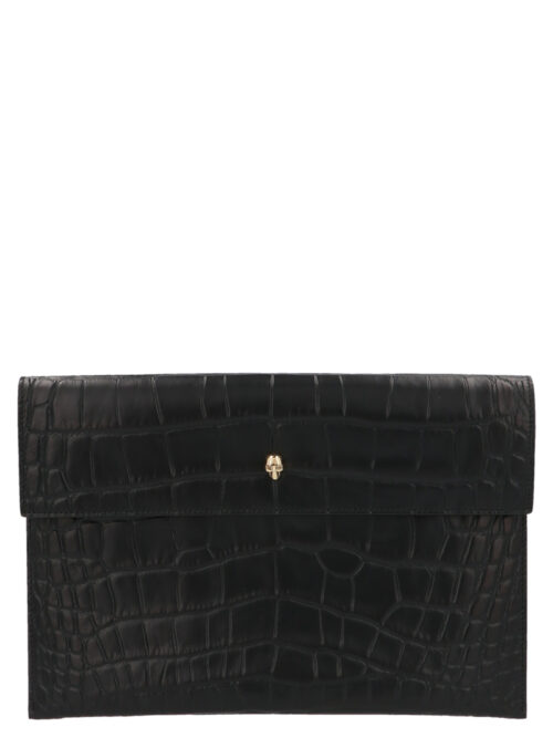 'Envelope’ clutch ALEXANDER MCQUEEN Black